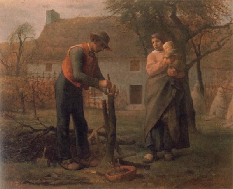 Peasant Grafting a Tree, Jean Francois Millet